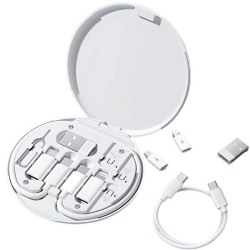 ZESTAW ADAPTERÓW USB/USB-C/IPH/MICRO WH