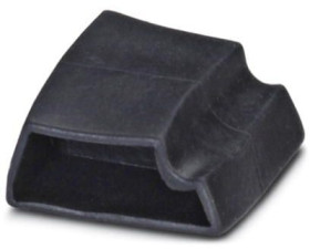 Cable end seal, usable on both sides, black, for AS-Interface flat cable, 1692336