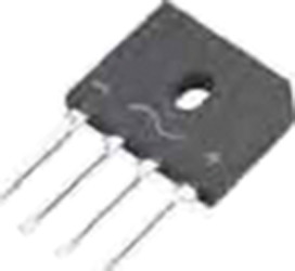 LGE bridge rectifier, 70 V, 100 V (RRM), 6 A, SIL, GBU6B