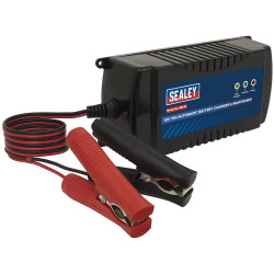 Sealey SBC15 Battery Charger &amp; Maintainer 12V 15A Automatic