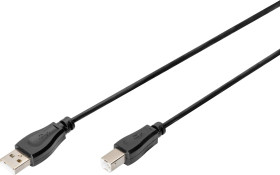 Kabel USB Digitus AK-300102-018-S AK-300102-018-S, USB-A na USB-B, 1.80 m