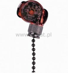 Przełącznik włączany cięgnem ON-OFF 303 czarny