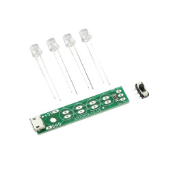 Adafruit 5mm Chromed Metal Narrow Bevel LED Holder - Pack of 5