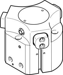 Chwytak trzypunktowy FESTO HGDD-63-A-G1 1163047, 1 szt.