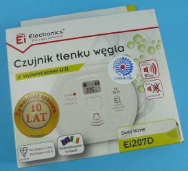 CZUJNIK CZADU (TLENKU WĘGLA) 3xR03 ORNO