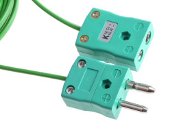 Kabel termopary/przewód przedłużający K dł. 2m 7/0,2mm -10 → +105 °C PVC 2-żyłowy Nieekranowany