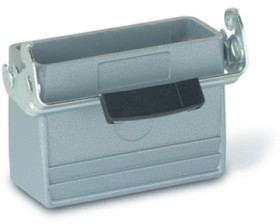 Grommet housing, size HA10, aluminum alloy, longitudinal bow locking, IP65, 70450400