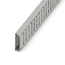 Koryto kablowe szerokość 25 mm głębokość 80mm typ Koryto panelowe z otworami Phoenix Contact PVC Otwarty Szary