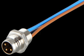 42-01032 SAL M8 x 1, 3-pin, panel plug