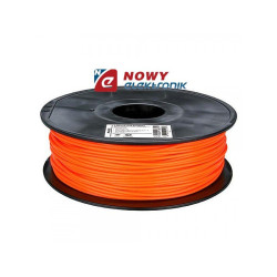 Przewód PLA 3mm pomarańczowy1kg filament surowiec drukarka 3D