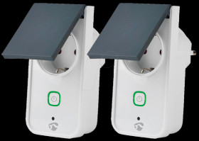 Switchable WLAN socket outlet, outdoor, power measurement, 2 pie