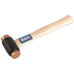 Sealey CFH02 Copper Faced Hammer 1.75lb Hickory Shaft