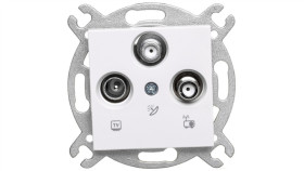 Karre Gniazdo Tv-2Xsat, Kolor Biały / 90963653