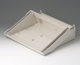 ABS enclosure, (L x W x H) 255 x 258 x 8.5 mm, gray white, IP54, B4030217