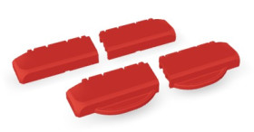 Hinge, PC, (L x W x H) 100 x 27 x 48.3 mm, red, for B 233012/B 273612, 96910000