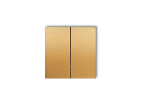 Klawisze podwójne do wyłączników DECO MINI (komplet dwóch sztuk) złoty 29DKL-2 KARLIK
