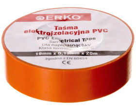Taśma izolacyjna 19/20 pomarańczowa TPVC_19-20-ORANGE