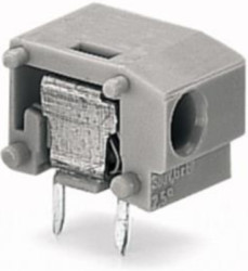 PCB terminal, 1 pole, pitch 10 mm, AWG 20-14, 24 A, push-in, orange, 235-766