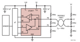 ±60V Rugged PROFIBUS RS485 Transceivers