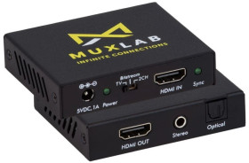 Dekoder sygnału audio z HDMI, 3,5mm, SPDIF, 4K/60, HDCP 2.2 - 100528