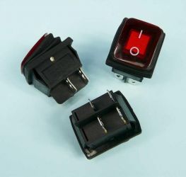 KCD2-R 16A/250V RED ON-OFF PRZEŁ.