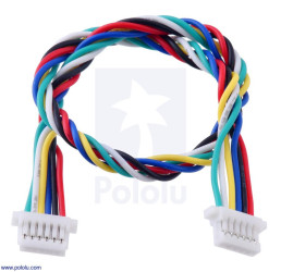 Pololu 6-Pin Female-Female JST SH-Style Cable 16cm