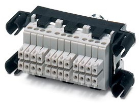 Socket contact insert, VC2, 24 pole, equipped, screw connection, with PE contact, 1607250