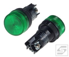 Kontrolka sygnalizacyjna LAY5-EV443 zielona;Neon(BA9S);XINDALI