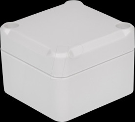 Industrial housing, 51 x 49 x 36 mm, IP67, light gray