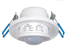 Czujnik ruchu pir na podczerwień do zabudowy Maclean Energy MCE130 zasięg 6m, 800W (lampy żarowe) 400W