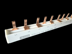 Listwa łączeniowa sztyftowa 3P bolce 63A 12 modułów TRACON