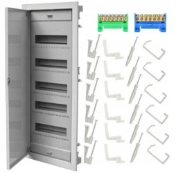 H3L ROZDZIELNICA ELEKTRYCZNA Modułowa Podtynkowa 5x12 60 modułów ZESTAW