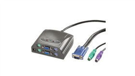 Przełącznik Kvm Pc-Share, 2 Users - 1 Pc, Ps/2
