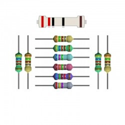 10x rezystor 220 Ohm tolerancja 1% moc 1/4W 220R