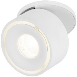 Paulmann 93372 Spircle LED Recessed Light 8W White 90&#xB0; Swivel 38&#xB0; Beam