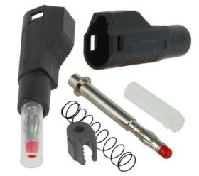 WTYK BANANOWY 4MM 225.450.2 CZARNY