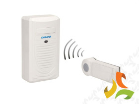 Dzwonek bezprzewodowy 230V z learning system DISCO AC sieciowy 1 dźwięk 100m OR-DB-KH-123 ORNO