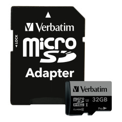 Karta Micro SD MicroSDHC, 32 GB Nie, Verbatim PRO