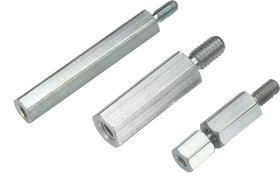 WA-SSTIE Steel Spacer Stud, metric, inte
