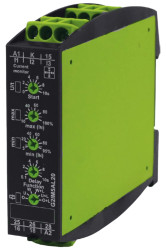 Przekaźnik monitorujący prąd Tele styki DPDT 1 -fazowy