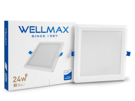 Oprawa downlight wpuszczana kwadratowa 24W 1920 lm Neutralna 4000K / GOL1DLRSN24