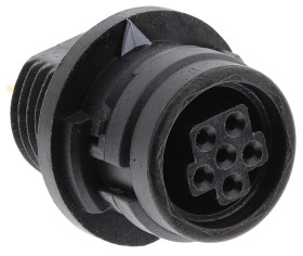 Złącze wielostykowe przemysłowe 6-pinowe Miniaturowe, panelowe Hirose