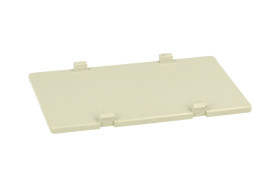 Panel czołowy; ZDFJ1004 ABS V0; ABS; jasnoszary; Kradex; RoHS; UL94-V0