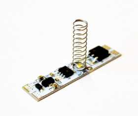 Włącznik dotykowy LED do profili ze ściemnianiem, zasilanie 12Vdc, moc 60W