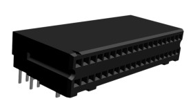 Gniazdo PCB 40 -pinowe 2 -rzędowe raster: 1.27mm typu płytka – płytka Kąt Proste Montaż na płytce drukowanej