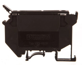 Złączka szynowa na bezpiecznik 5x20/25/30 5 2-przewodowa 0,2-4mm2 czarna UK 5-HESILED 24 3004126