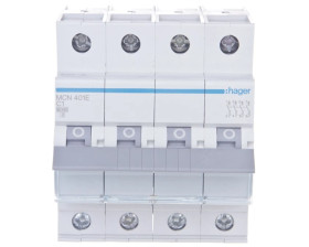 Wyłącznik nadprądowy 4P C 1A 6kA AC MCN401E
