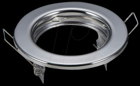 3586 GU10 fitting, Chrome, 2 pieces