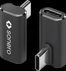 X-UA135 Adapter USB 4.0 C plug > C socket, black