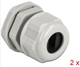 60386 Cable Gland PG16 for flat cable gy 2 pcs